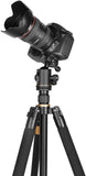 QZSD Q222 Camera Portable Aluminium Monopod Professional Tripod with Ball Head