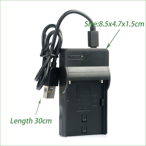 Slim USB to USB-C Battery Charger for SONY NP-FM50 FM500H etc – LQTech