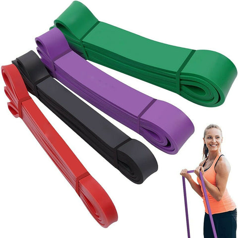 Heavy Duty Resistance Bands Set 4 Loop for Gym Exercise Pull up